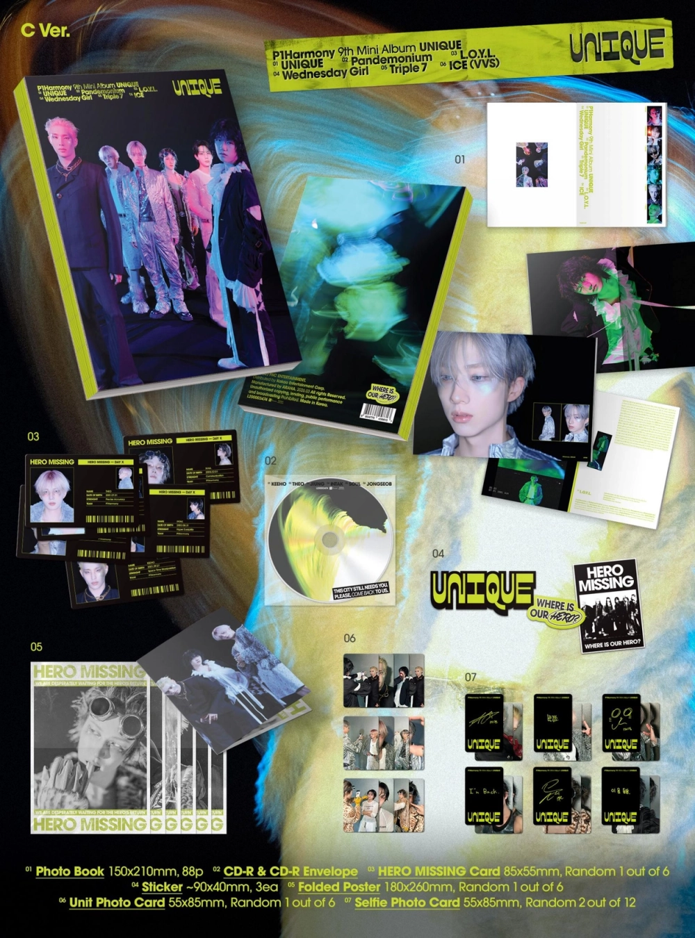 Альбом P1Harmony - UNIQUE [Photobook Ver.]