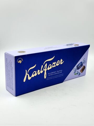 Fazer Конфеты из молочного шоколада со вкусом черники, 250 г (Финляндия)