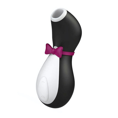 Вакуум-волновой бесконтактный стимулятор клитора Satisfyer PRO Penguin NEXT GENERATION (11 режимов , черный с белым ) (Цвет: черный с белым)