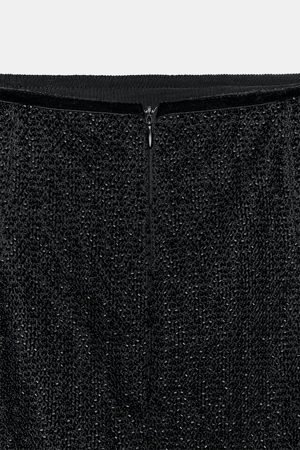 ПРЯМАЯ ЮБКА С БИСЕРОМ — ZW COLLECTION — ZARA