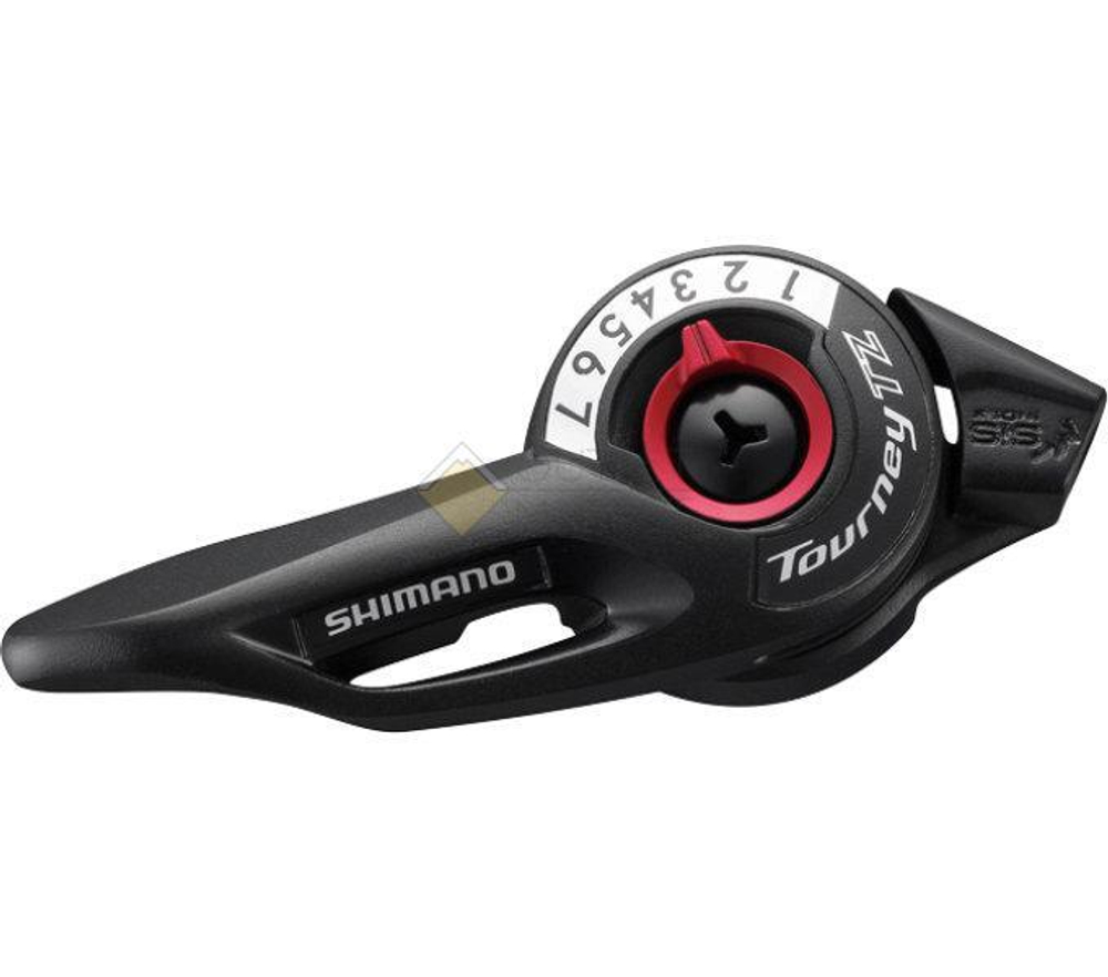 Шифтер Shimano Tourney, TZ500, прав, 7ск, 2050мм, б/уп.