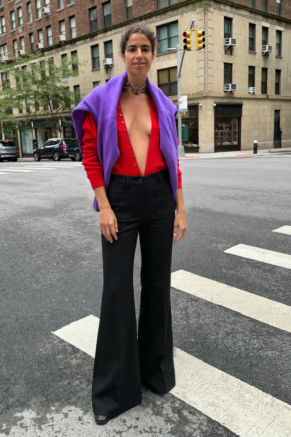 ZARA КАРДИГАН ИЗ СВЕРХМЯГКОЙ 100% ШЕРСТИ С V-ОБРАЗНЫМ ВЫРЕЗОМ, КРАСНЫЙ