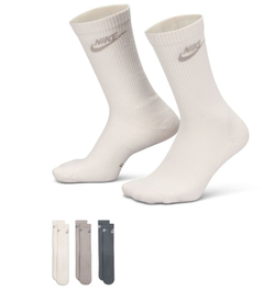 Теннисные носки Nike Everyday Elevated Crew 3P - phantom/college gray/smoke gray