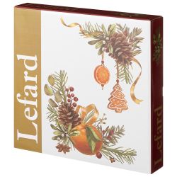 НАБОР ТАРЕЛОК ЗАКУСОЧНЫХ LEFARD "МАНДАРИН" 2 ШТ. 19,5*1,5 СМ (КОР=18НАБ.)