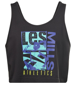 Женский топ теннисный Reebok Les Mills Tank - black