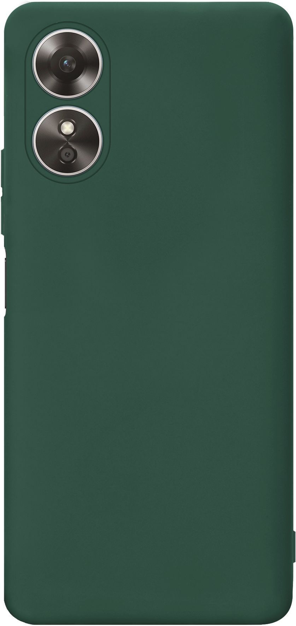 Мягкий Soft Touch чехол из силикона для OPPO A17 / A17K с бархатной подкладкой