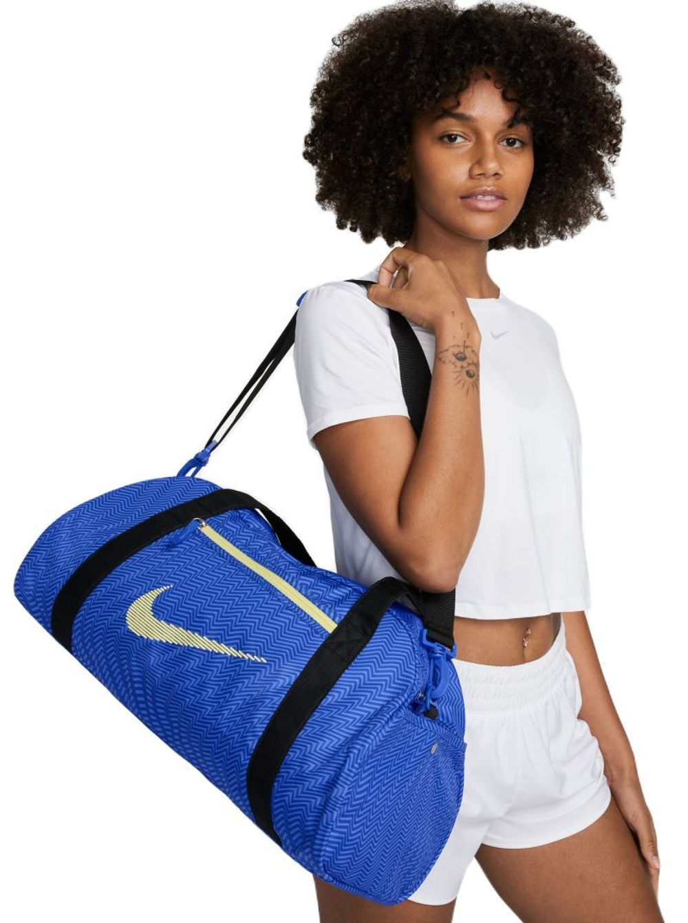 Спортивная сумка Nike Gym Club Duffel Bag (24 л) - гипер-королевский/черный/светло-лазерный оранжевый