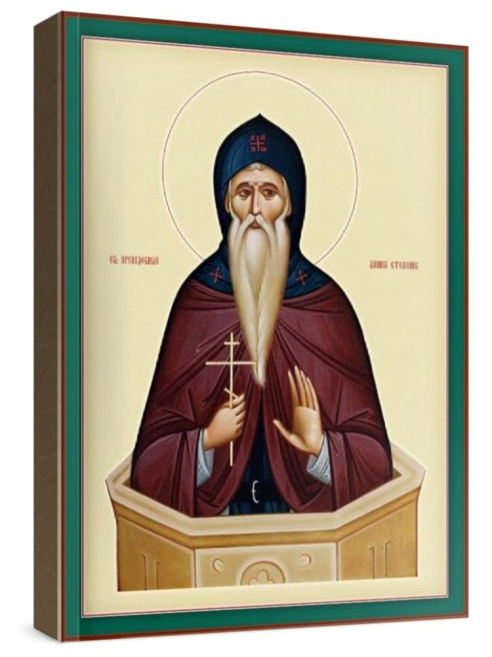 Даниил Столпник (рукописная икона)