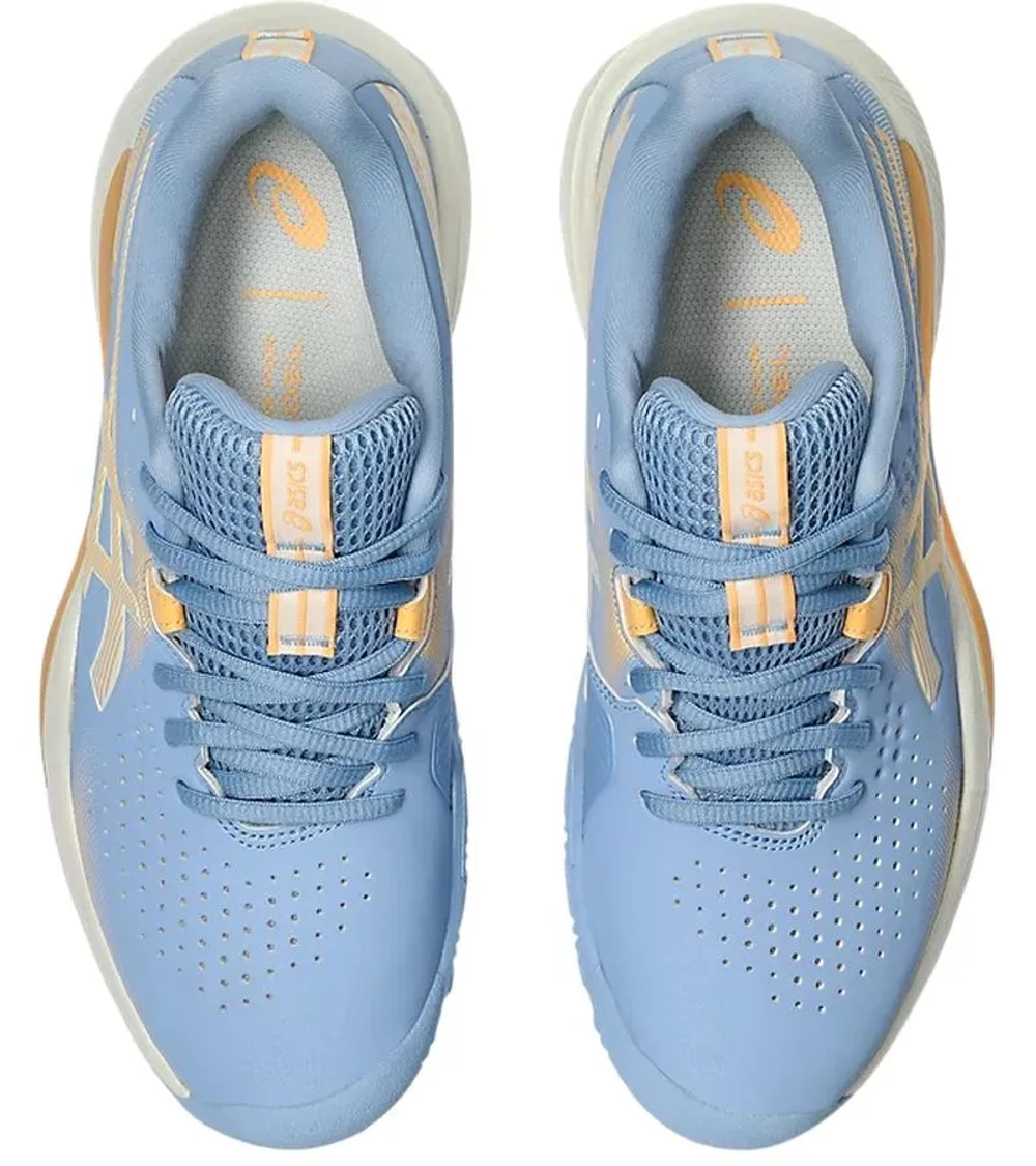 Женские кроссовки для padel Asics Gel-Challenger 15 Padel - stone wash/orange glow