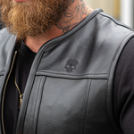 Жилет Leather Nomad Cut Black BOBHEAD