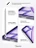 Чехол книжка для iPad Air 11" / Air 4/5 (10.9") Gurdini Milano Series Lavender