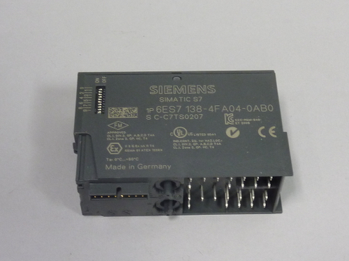 SIEMENS 6ES7138-4FA04-0AB0