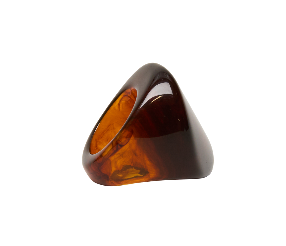 Кольцо amber big