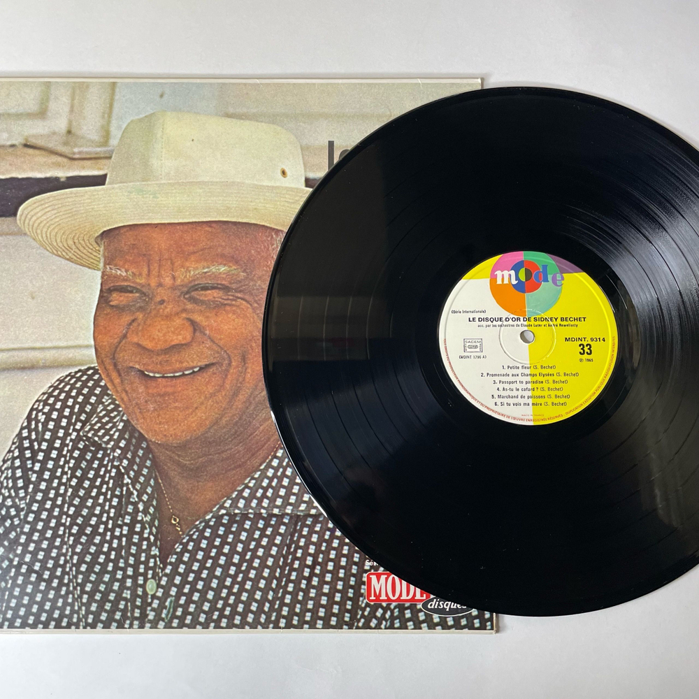 Винтажная виниловая пластинка LP Sidney Bechet, Le Disque D'Or De Sidney Bechet (Франция 1965)