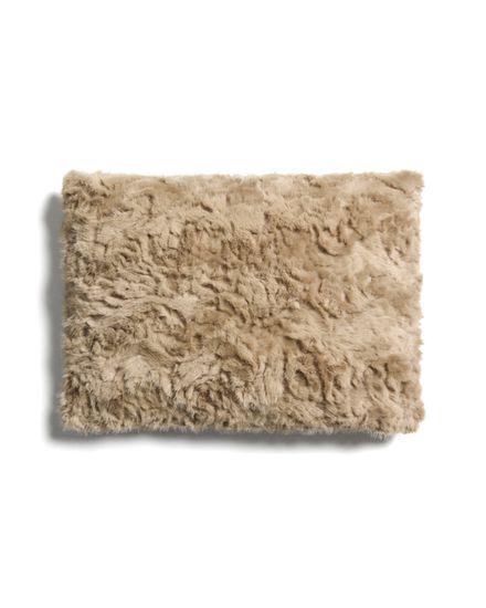 Чехол для подушки Oruma из искусственного меха светло-коричневого цвета, 60 x 40 см