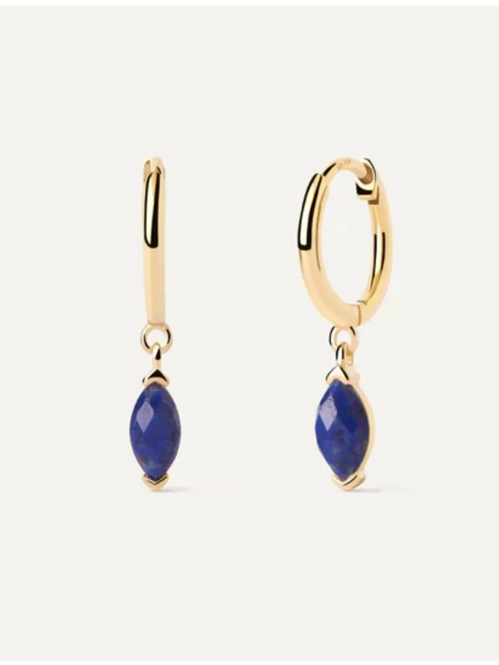 Серьги Nomad Lapis Lazuli серебро 925 пробы покрытое золотом
