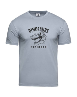 Футболка Dinosaurs explorer серая
