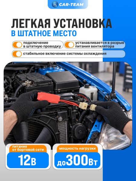 Реле плавного запуска вентилятора радиатора 300вт (РПВ-2)