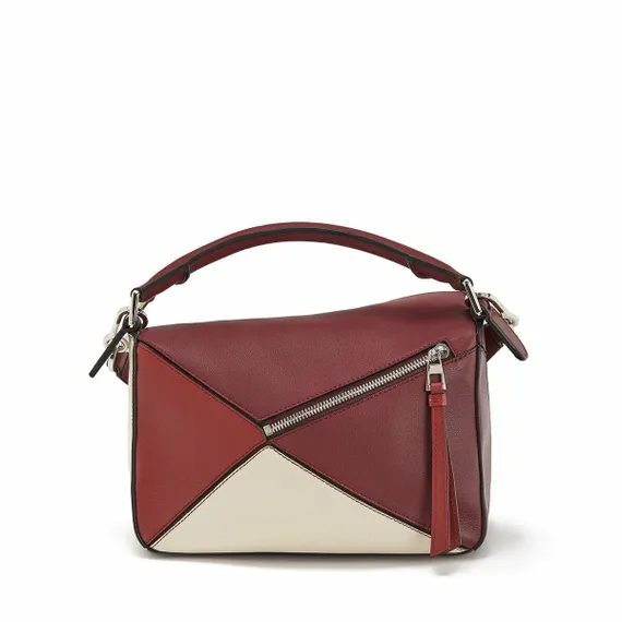 Сумка Loewe Puzzle Small Bag Wine/garnet