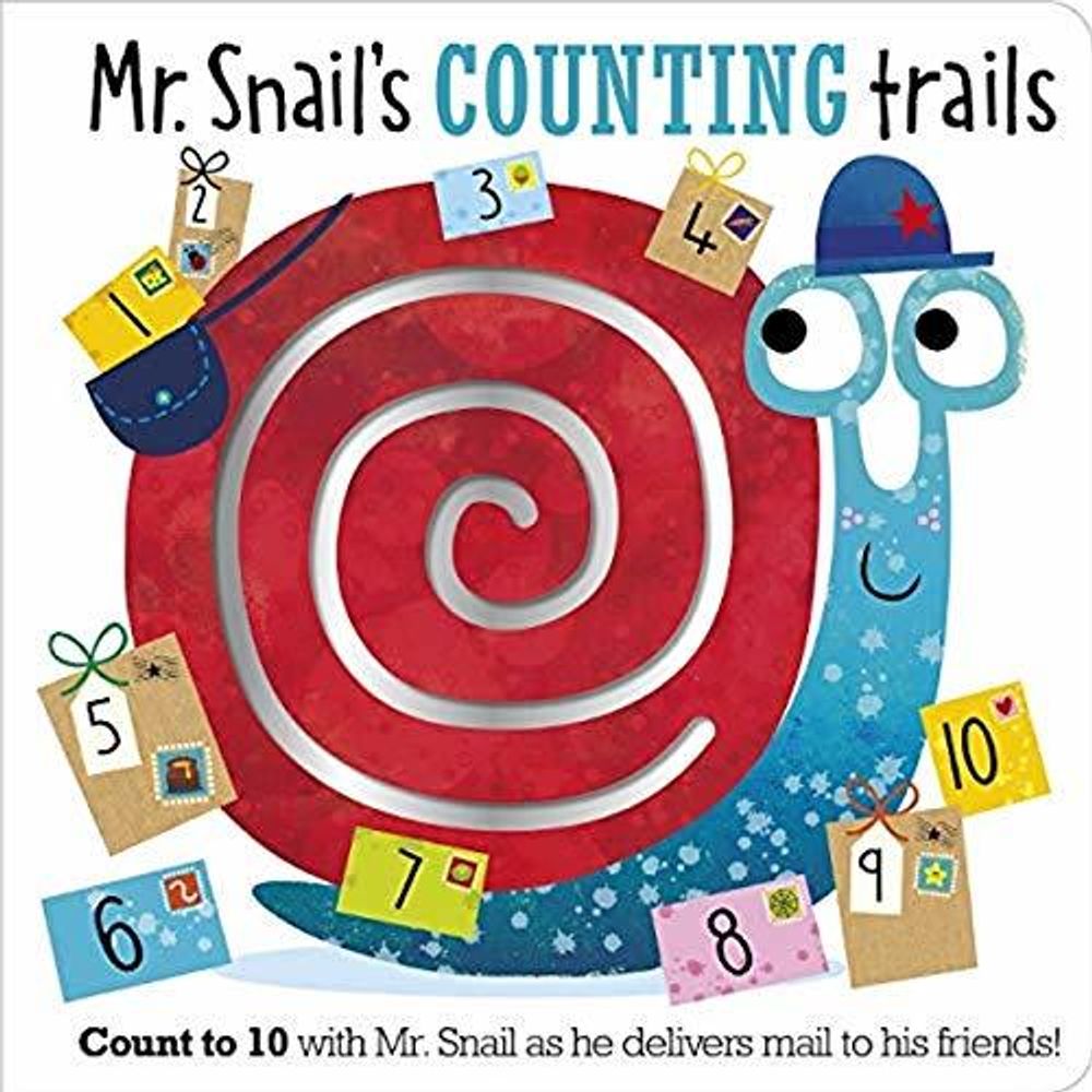 Mr Snail's Counting Trails  (board book)