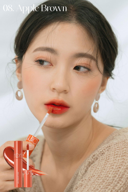 Rom&Nd Juicy Lasting Tint 08 Apple Brown, 5,5g Стойкий тинт для губ с глянцевым финишем