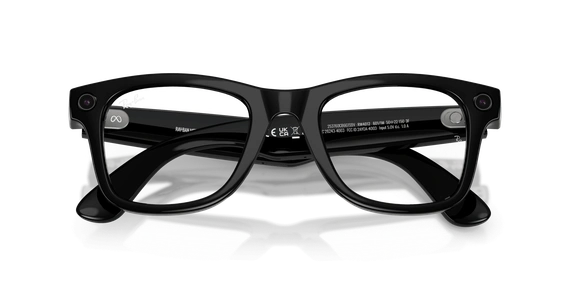 Умные очки Ray-Ban Meta Wayfarer Gen 2 (RW4012) Shiny Black/Clear/Graphite Green Transitions S50 T150
