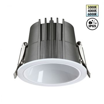 Встраиваемый светильник с переключателем цветовой температуры LED 10W 3000К/4000К/6000К 359424 белый Lang Novotech