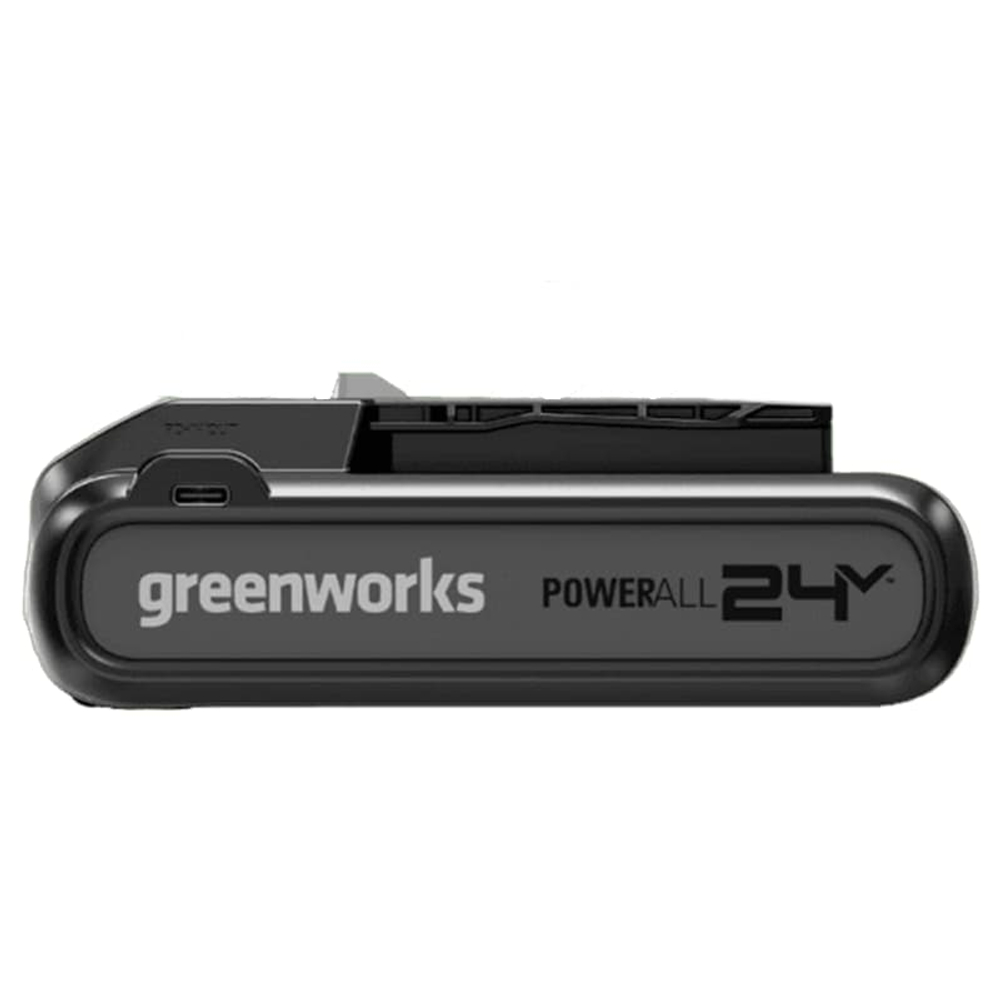 Аккумулятор Greenworks Арт. 2940407, 24V, 4Ач, с двумя USB-C разъемами