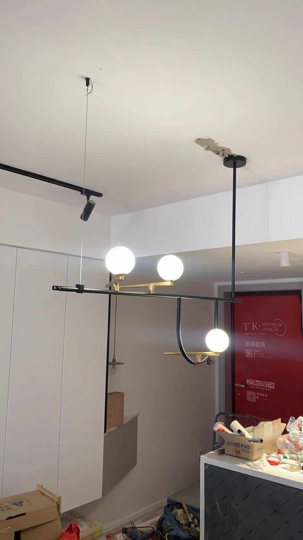 Pendant design lamp Yanzi 1 by Artemide
