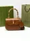 Маленькая сумка Gucci Bamboo 1947 с ручкой сверху коричневый