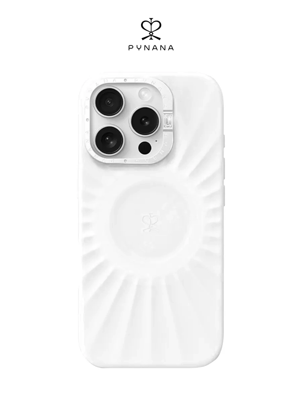 Чехол для iPhone 16 Pro Max корунд белый