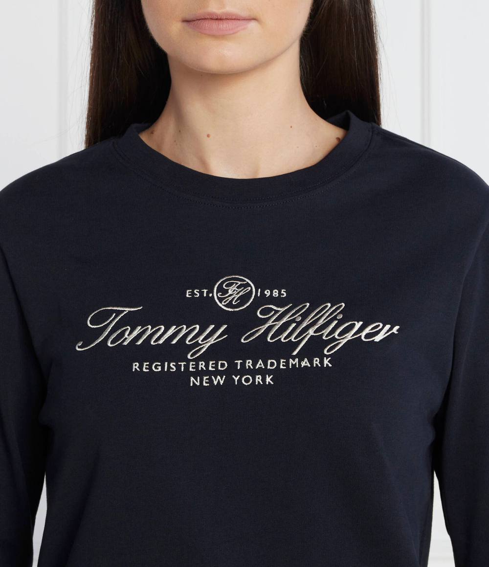 Блузка Tommy Hilfiger - темно-синий(WW0WW40292)