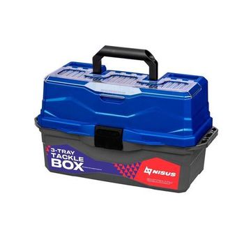 Ящик для снастей NISUS Tackle Box трехполочный синий (N-TB-3-B)