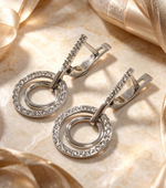Ювелирные серьги из серебра 925 пробы