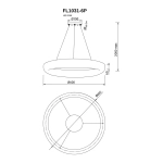 Подвесная люстра Modum FL1031-6P, LED