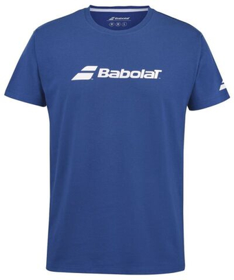 Футболка для мальчика теннисная Babolat Exercise Tee Boy - небесный