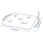 Подушка на стул IKEA KLOSAN (КЛЁСАН), Синий, 36х32 см