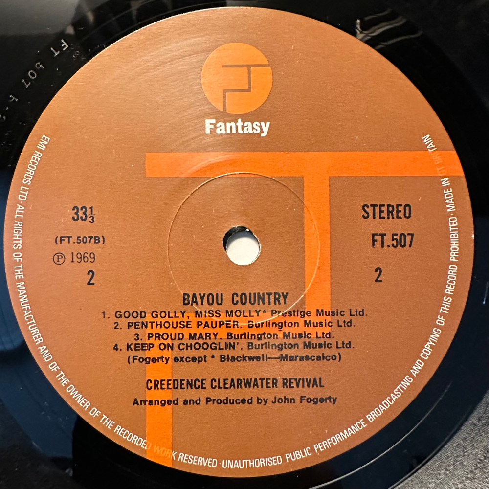 Creedence Clearwater Revival - Bayou Country (Англия 1973г.)