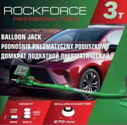 Домкрат подкатной пневматический 3т RockFORCE RF-TRA1812 MST