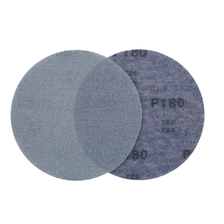 Шлифовальные круги 50 шт Sunmight SUN NET Ceramic X713T 125 мм P180, на липучке, сетка 35010-50