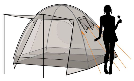 Палатка Canadian Camper ORIX 3, цвет royal