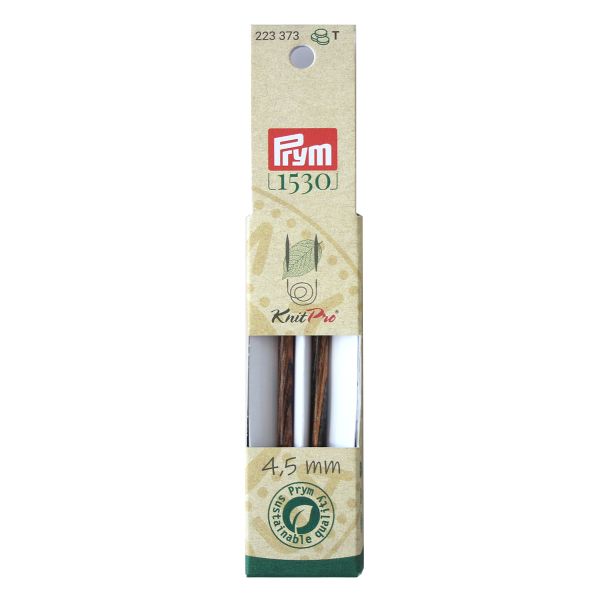 Спицы съемные длинные ⌀4.5 мм, 8.7 см, 2 шт, Prym Natural 223373