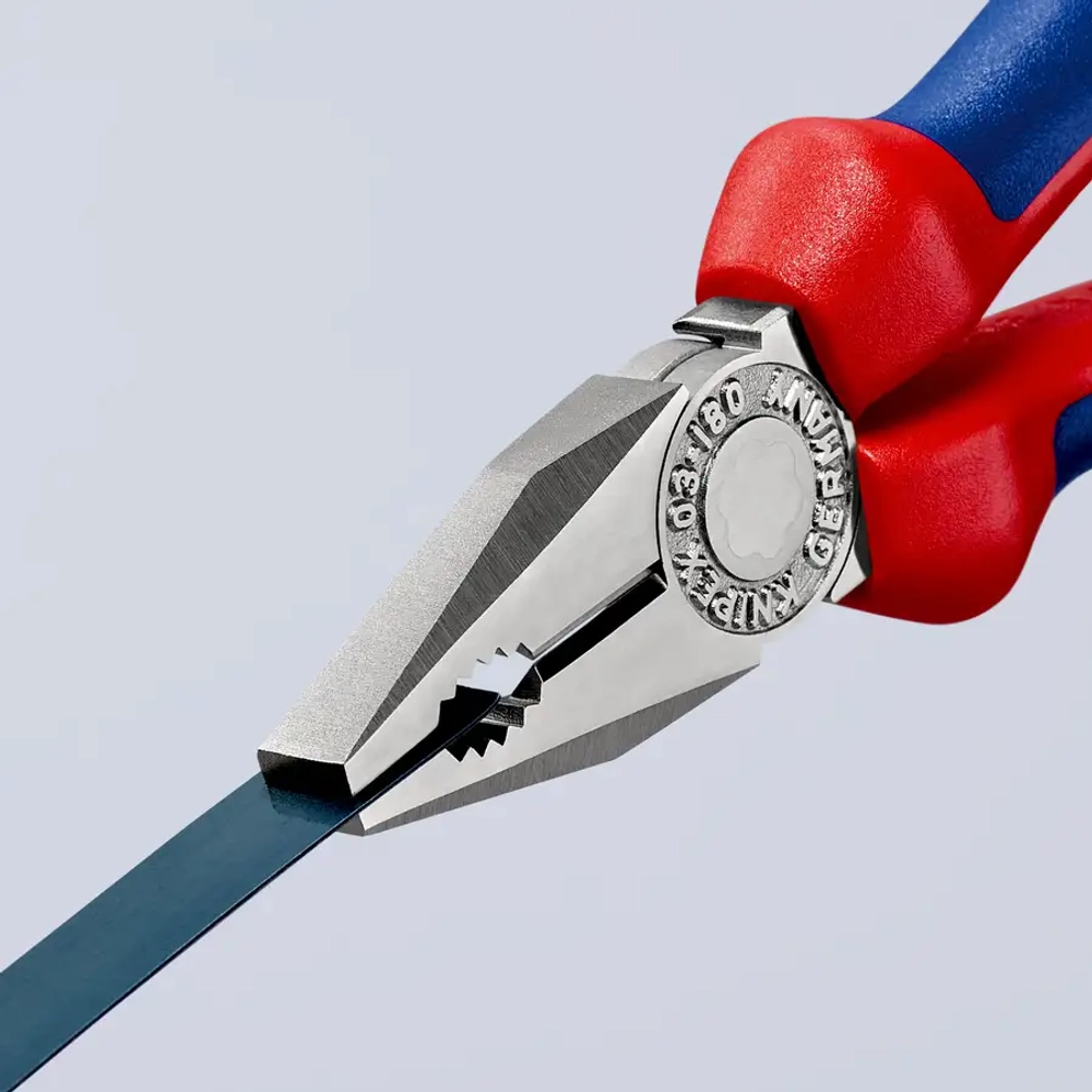 Плоскогубцы комбинированные хромированные 180 мм Knipex 03 05 180 SB