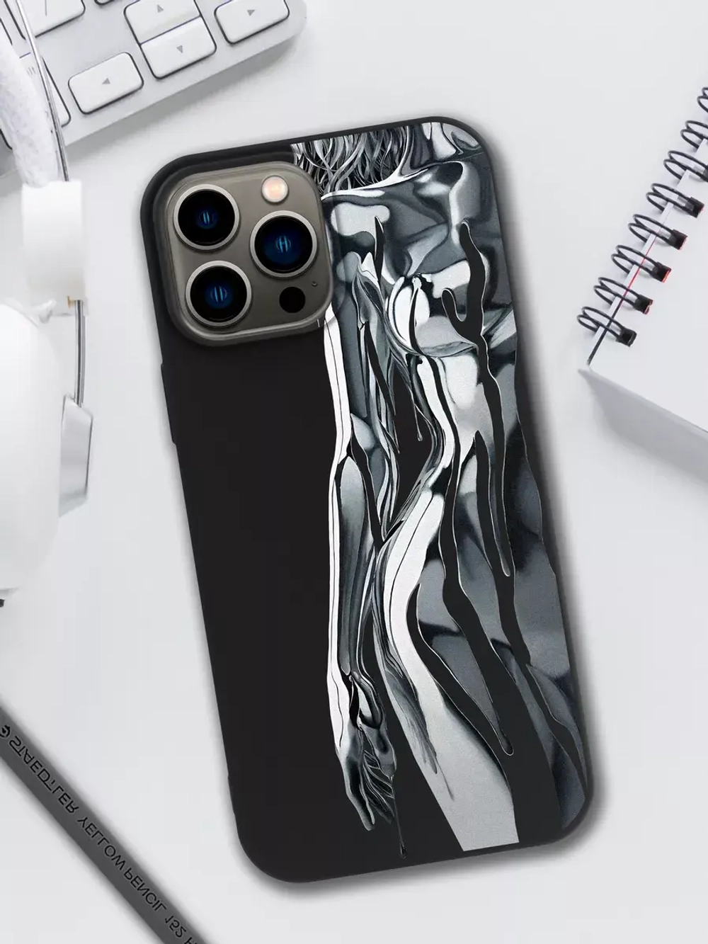 Чехол на iPhone 14 Pro Max с 3D принтом