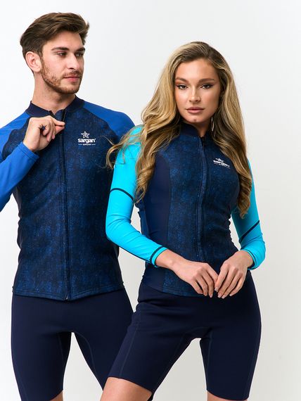 Куртка неопреновая Sargan Sport 1060BL 2 мм синяя