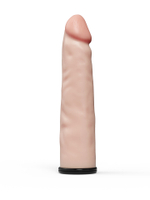 Пояс-трусики с насадкой Classic lux-Duke - 17,5 см. (Цвет: телесный с черным)