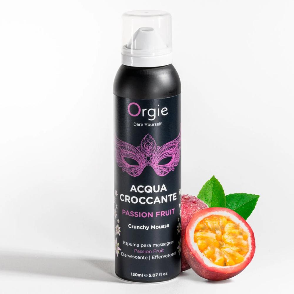 Массажный мусс "ACQUA CROCCANTE PASSION FRUIT", Orgie (150 мл)