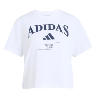 Женская теннисная футболка Adidas Heritage Tennis Graphic - white