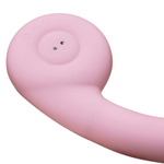 Розовый вибратор 19,9см для точки G c нагревом Youvic Bendable Heating G-Spot Vibrator CM903