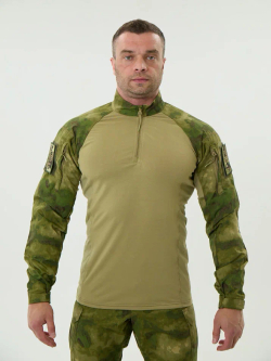 Рубашка тактическая боевая ТРОПИК ПРОФИ Кулмакс / рипстоп смесовый (PES65*COT35%), расцветка МУЛЬТИКАМ, мужская, MIMICRYA